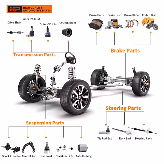 Eep Suspension Parts OEM Car Spare Auto Parts for Toyota Honda Nissan Mazda Hyundai Mitsubishi Japanese Car Accessories